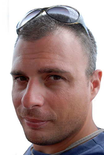 Portrait close up Andrea of the Andrea Matone Photography Studio