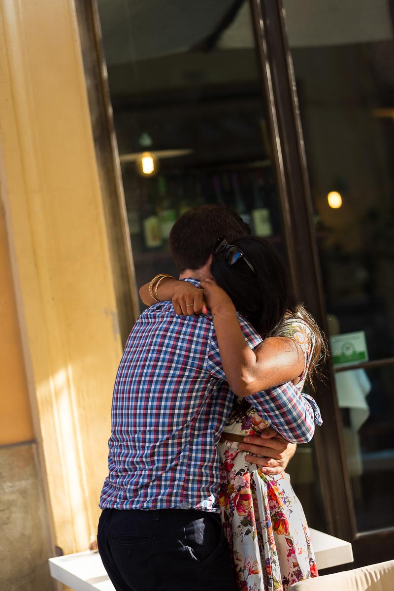 The surprise and joy after a wedding promise just engaged images