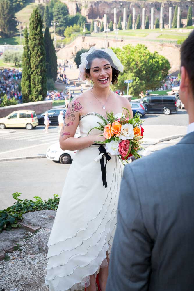 The first look wedding marriage