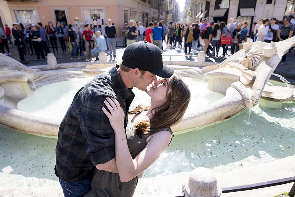 166 Barcaccia water fountain