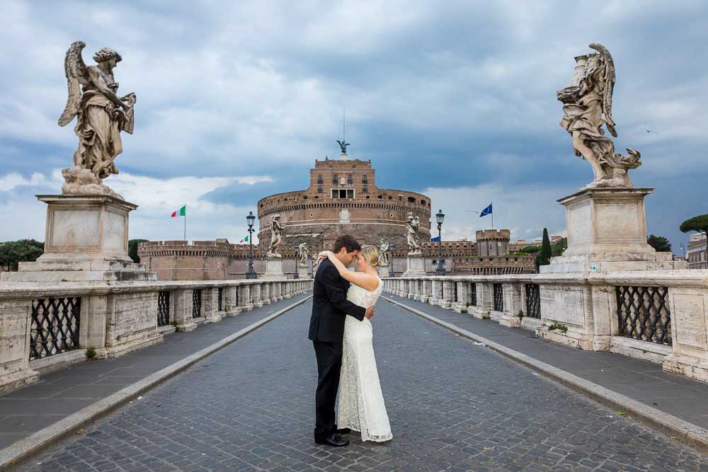 Early morning session wed photography in Roma Italy