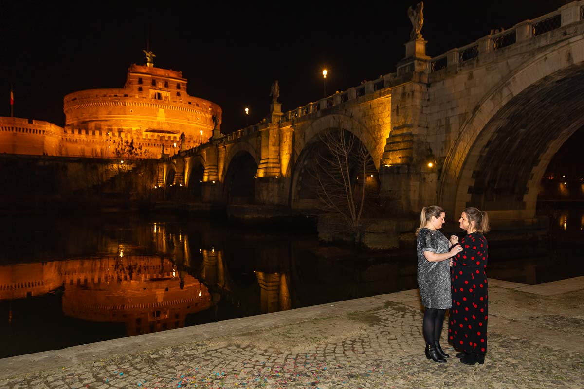 Just engaged in Rome