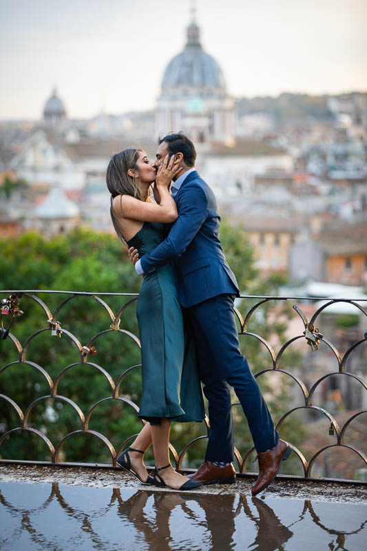 011-proposal-sequence Just engaged. Romantic kiss