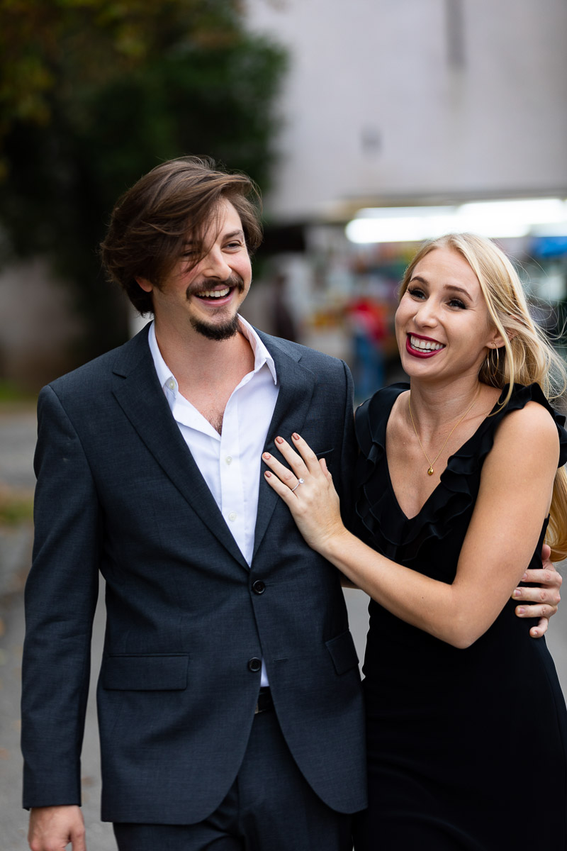 Walking in Italy in love in Rome