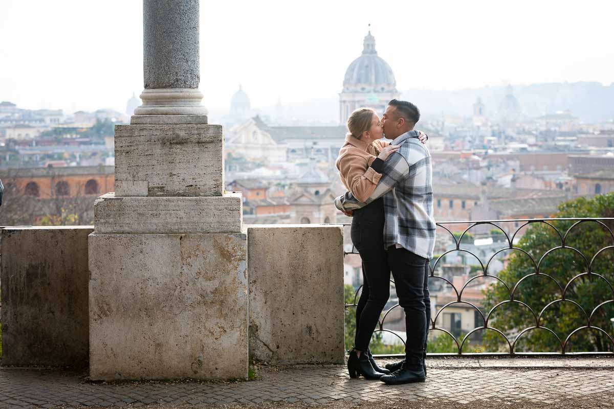 Just engaged in Rome Italy! Engagement photo shoot