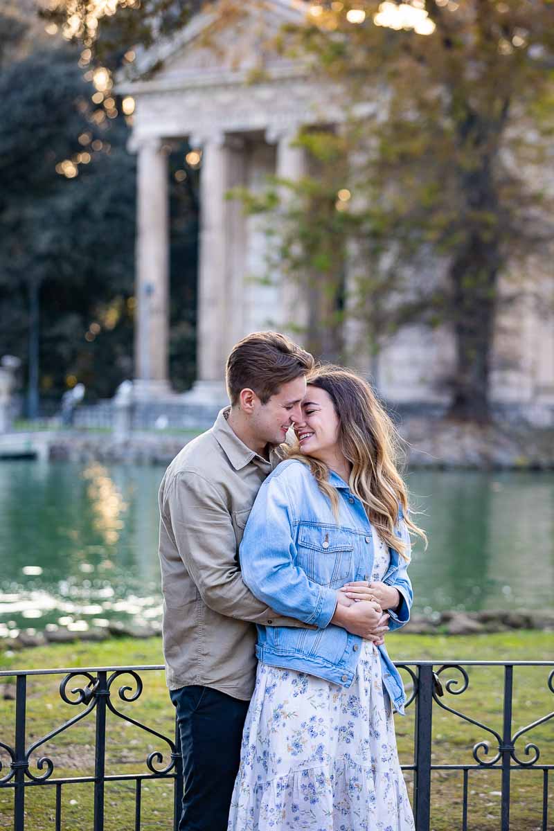 Surprise Engagement Photos, Rome Italy. Couple photoshoot