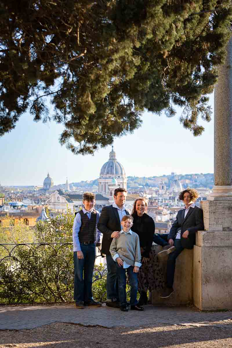 Photo taken in Villa Borghese with the beautiful view roman cityview