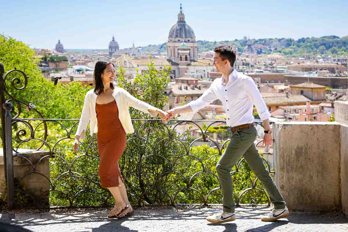 Sense of urgency which makes out for nice romantic pictures to be taken during a photo shoot