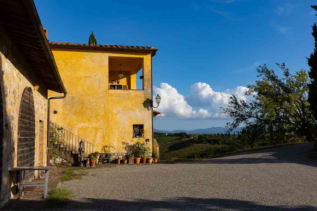 Country house in a winery in Montalcino Italy