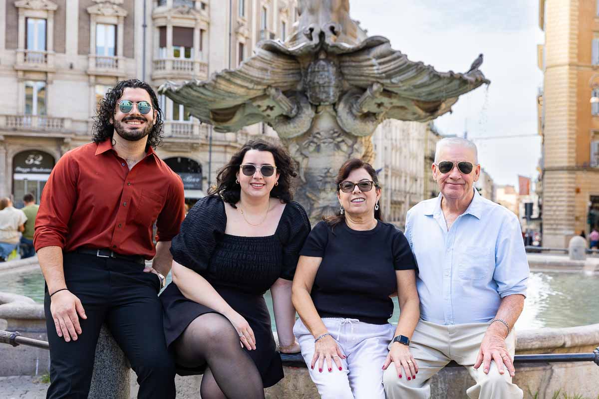 Close up portrait taken in Piazza Barberini