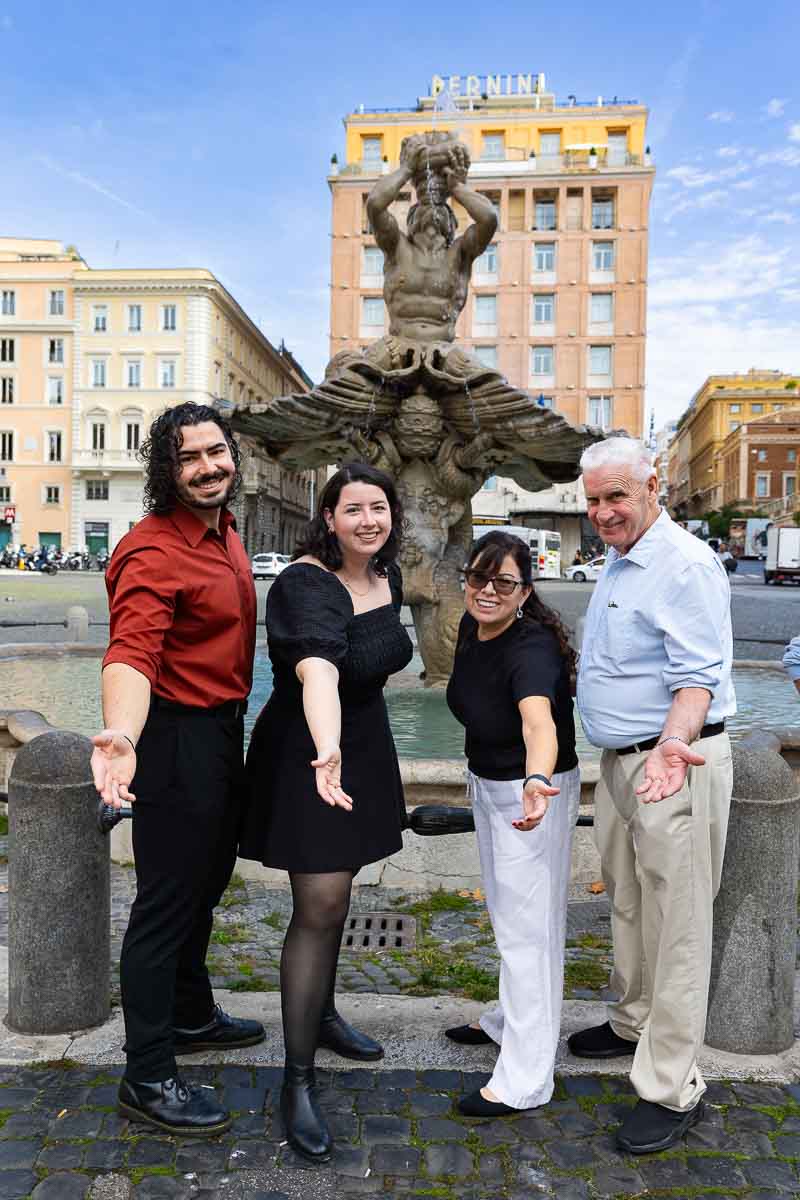 Vertical image taken during a roman photography session