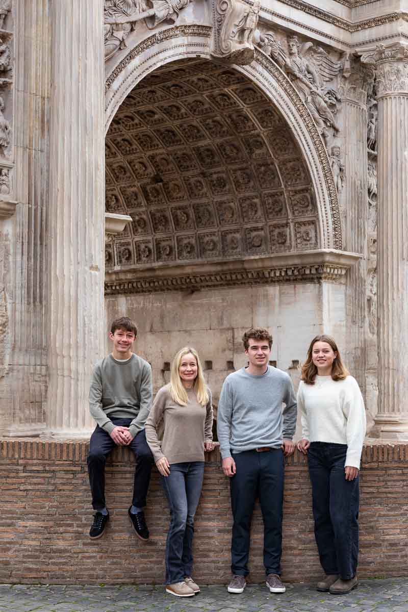 Professional photography shot underneath an ancient arch Forum full figure snapshot professional photographer service