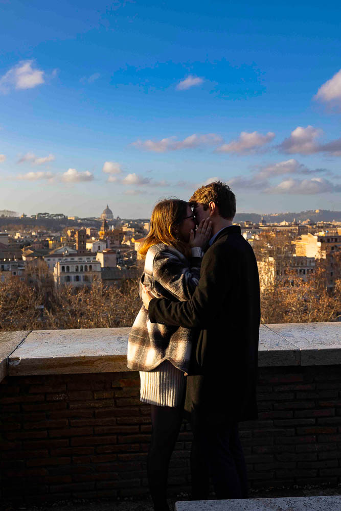 Just engaged in Italy after a romantic wedding marriage proposition