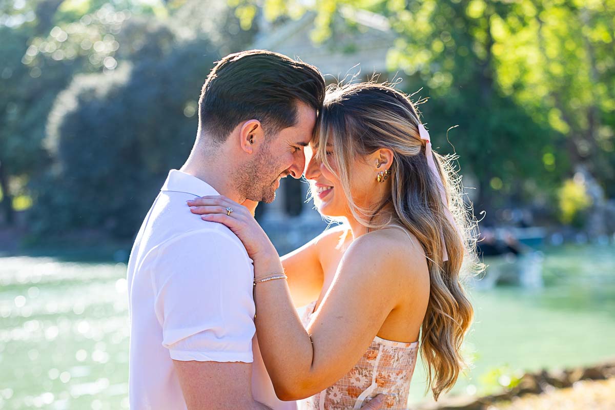 Couple close up portrait photography beautiful golden light 