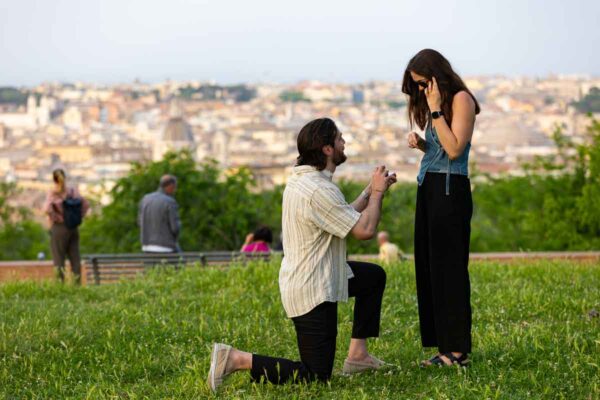 001-Janiculum-terrace-proposal Janiculum terrace proposal actually proposing on soft green grass overlooking the Rome city from above