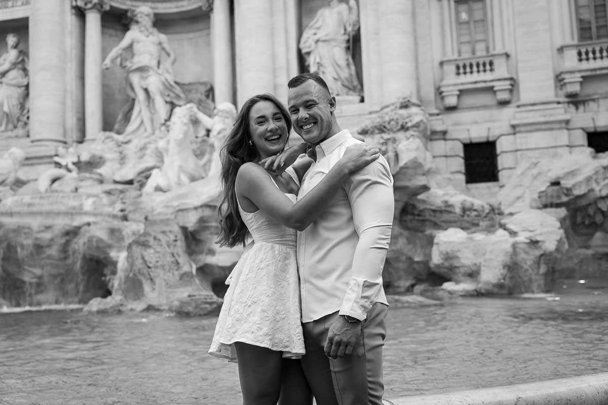 Just engaged in Italy after a surprise wedding engagement