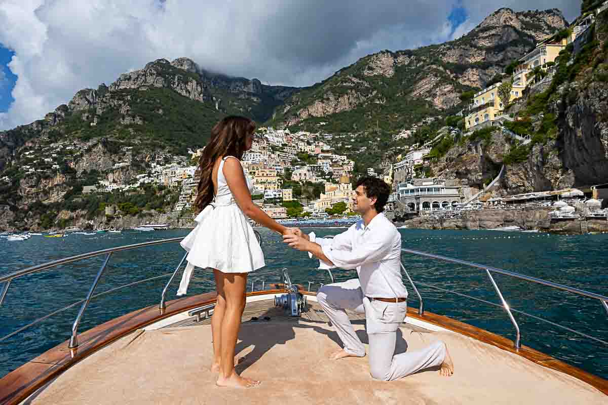 Positano balcony view