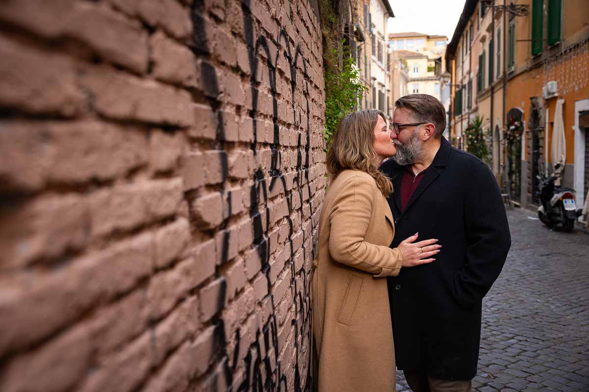 In love engagement photos