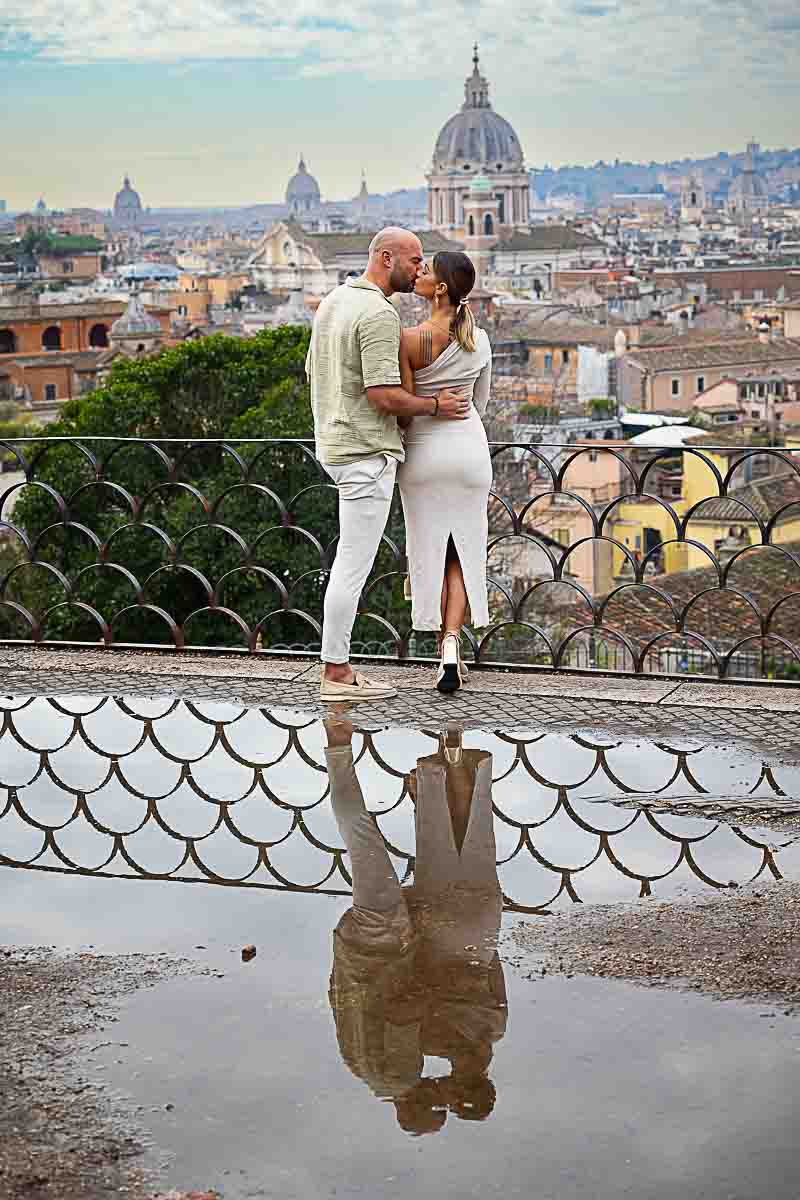 Photographed in Villa Borghese park on the terrace of Pincio outlook during a photographer session