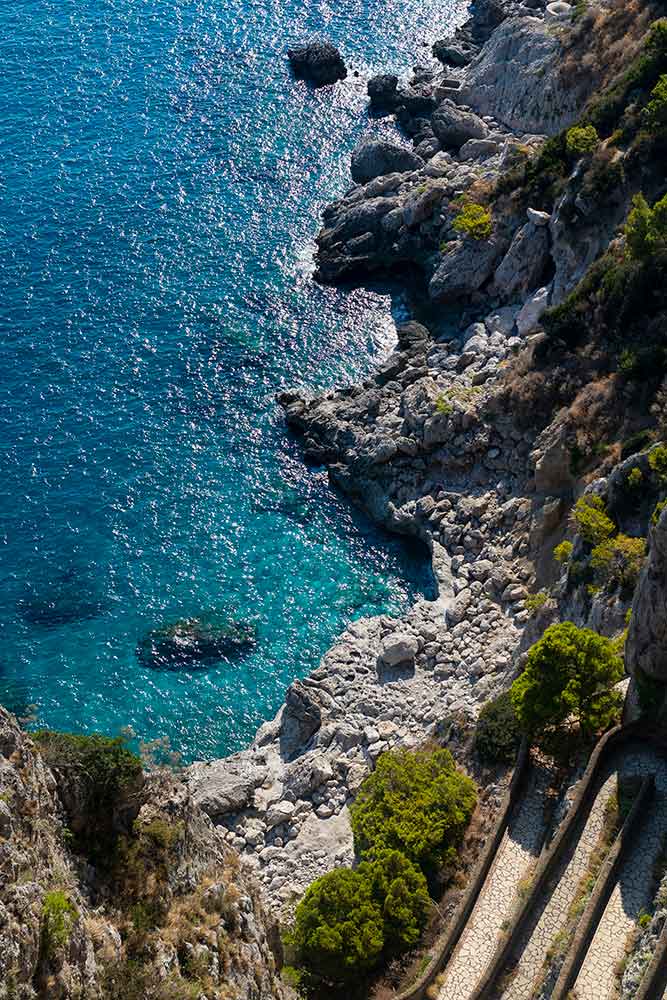 Capri proposal photographer session of the seascape and beach