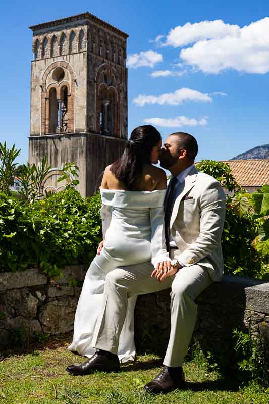 kissing ancient tower found town city center