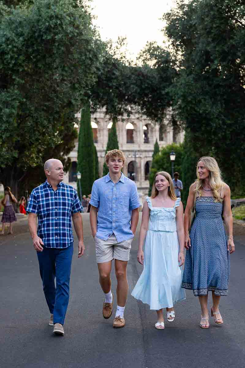 A photo walk group moving forward while taking stunning and unique photos