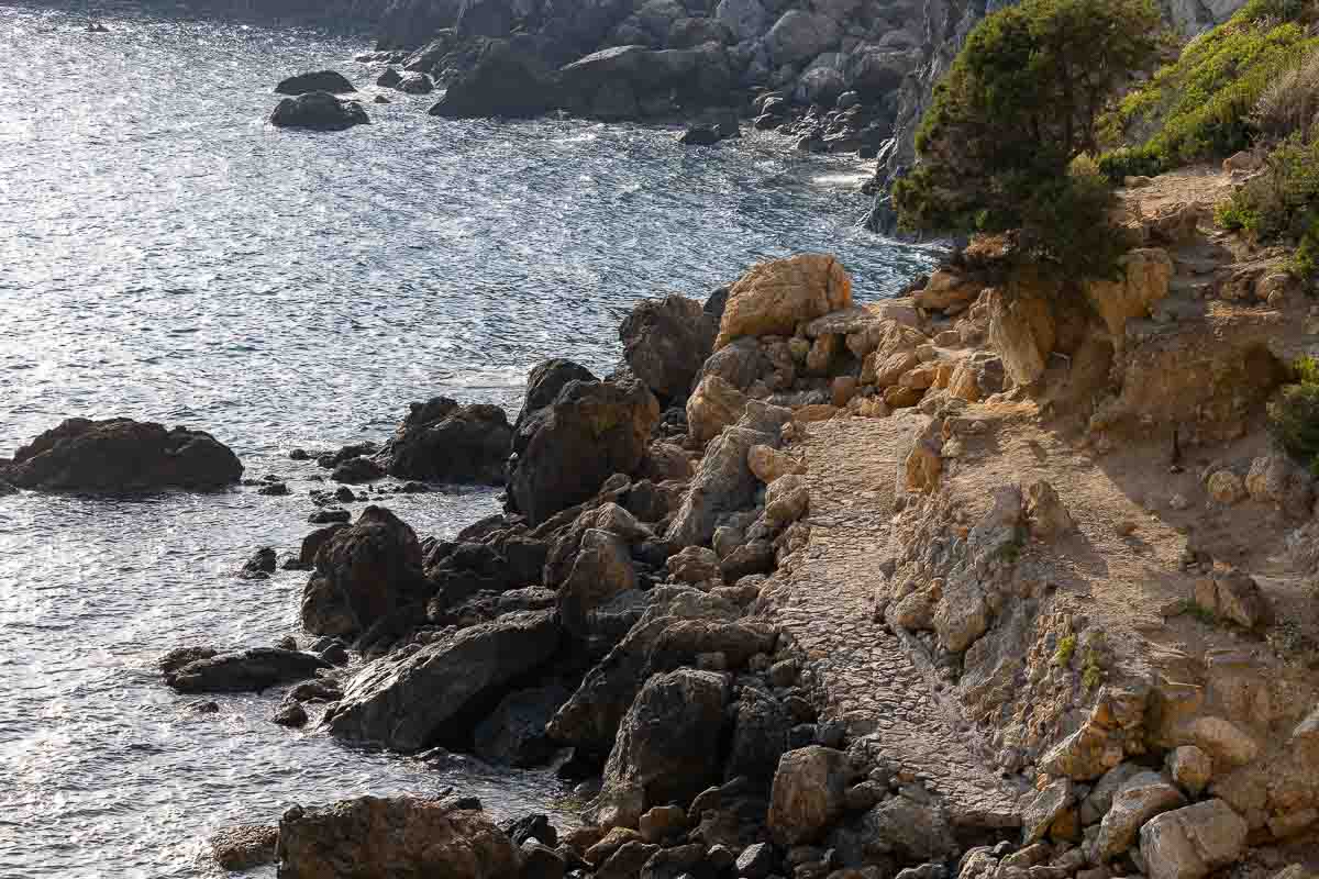 Wide landscape photo showcasing the rugged Monte Argentario coastline, the Mediterranean Sea, and the spectacular scenery surrounding this seaside coast